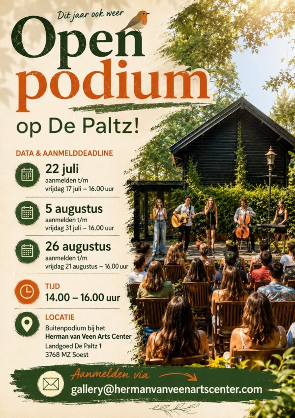 Het zomert op De Paltz: Open Podium